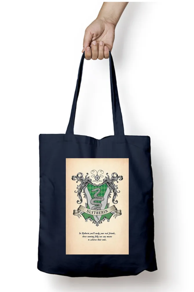 Harry Potter Slytherin Sigil Tote Bag