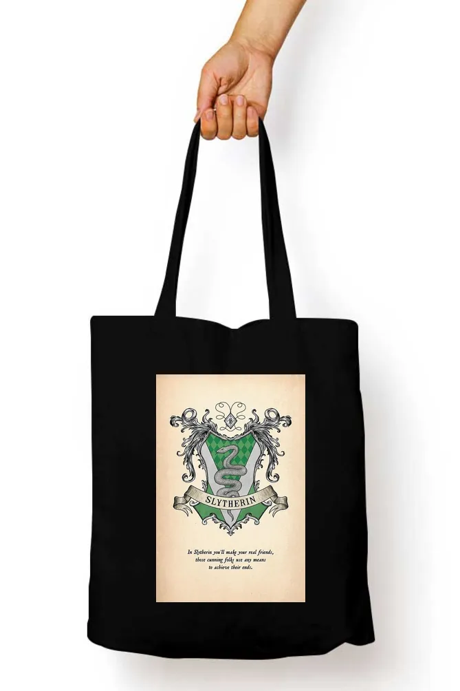 Harry Potter Slytherin Sigil Tote Bag