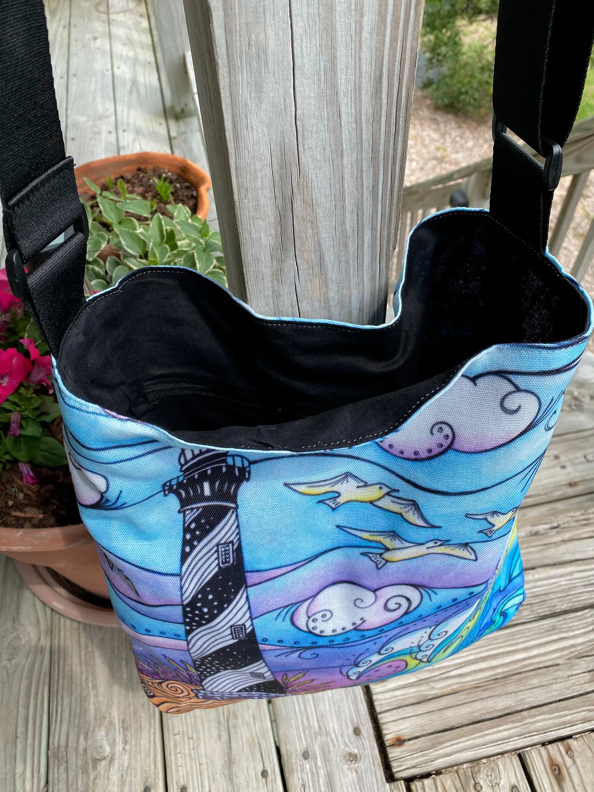 Hatteras Waves Tote Beach Bag