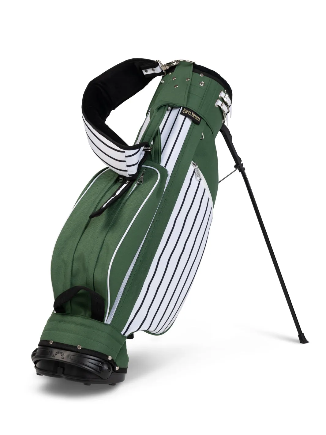 Jones Sports Co. Classic Stand Bag - Green Pinstripe