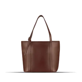 JUNE CHOCO BROWN TOTE BAG