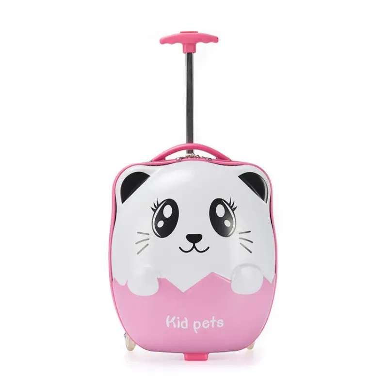 Kids Travel Panda Trolley Suitcase 16"