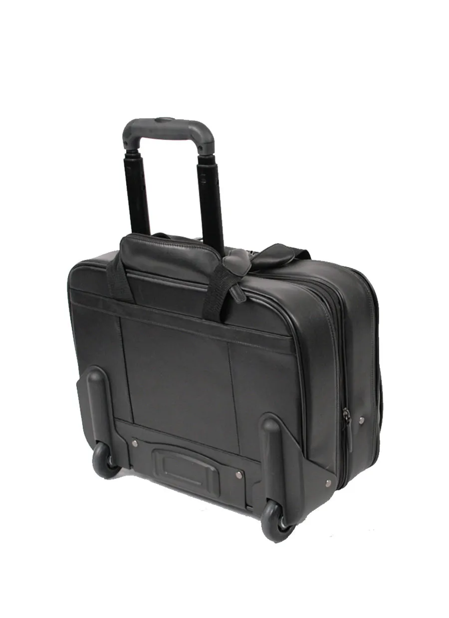 KKDK Trolley Cabin suitcase in leather