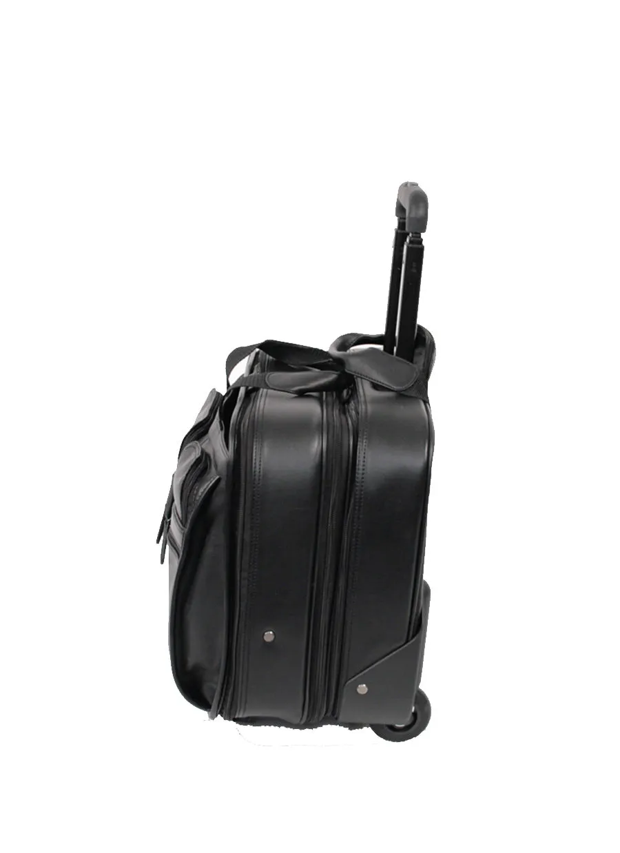 KKDK Trolley Cabin suitcase in leather