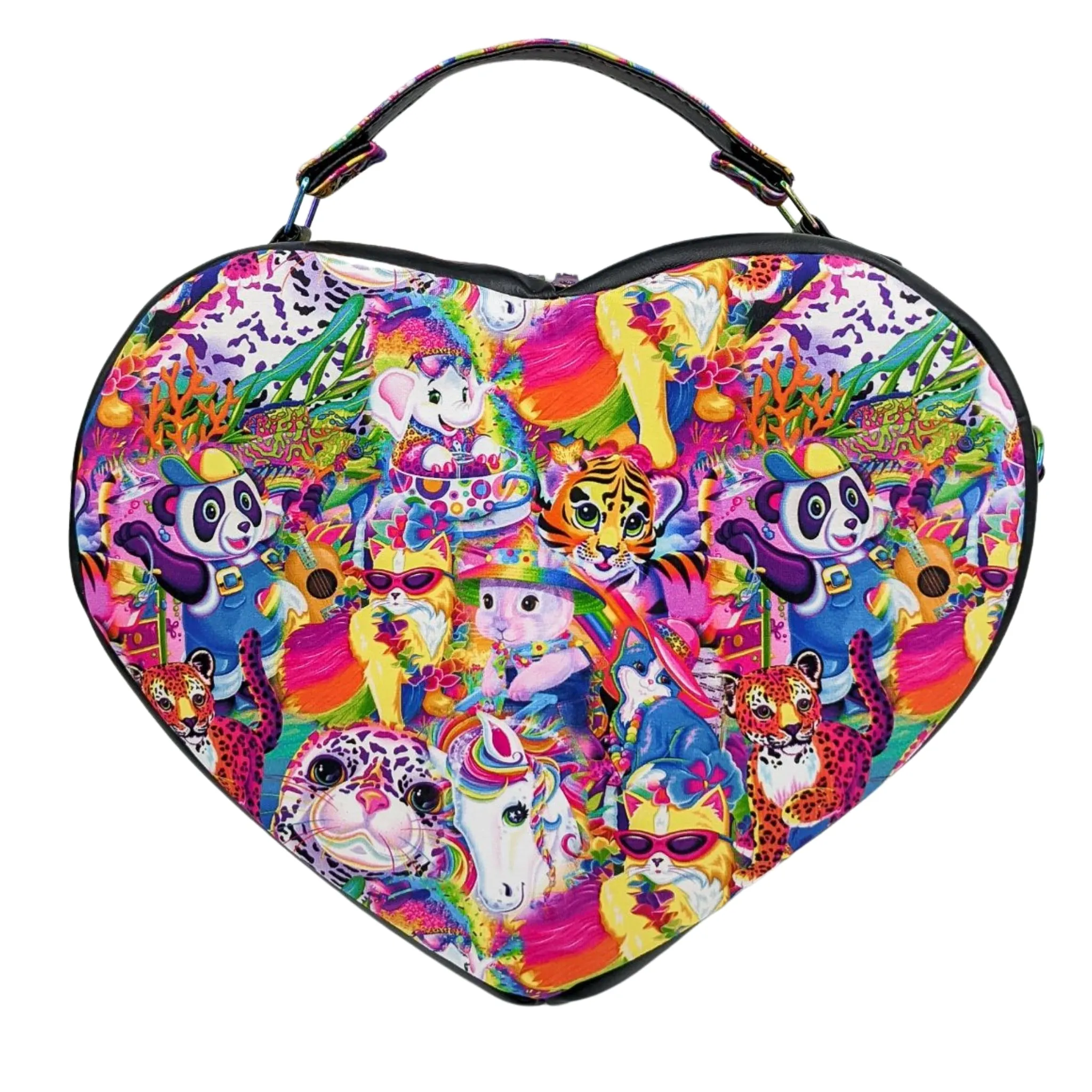 Lisa Frank Mini Heart Bag