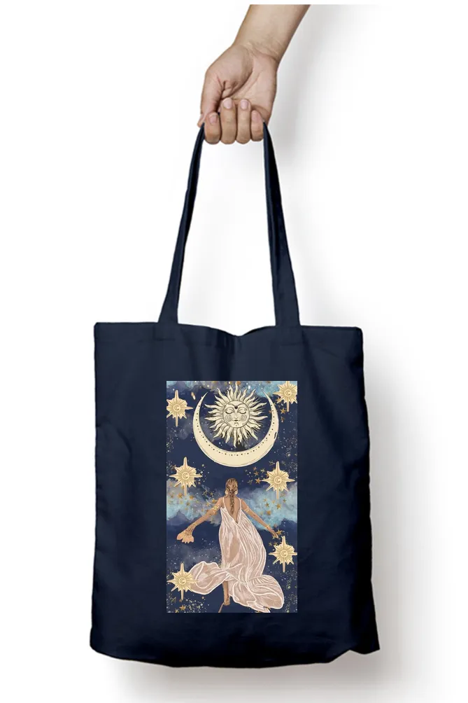 Lunar Abstract Tote Bag