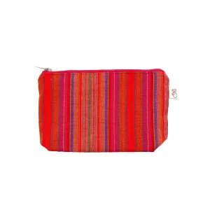 Makeup Bag Basics - PINK Happy Stripe