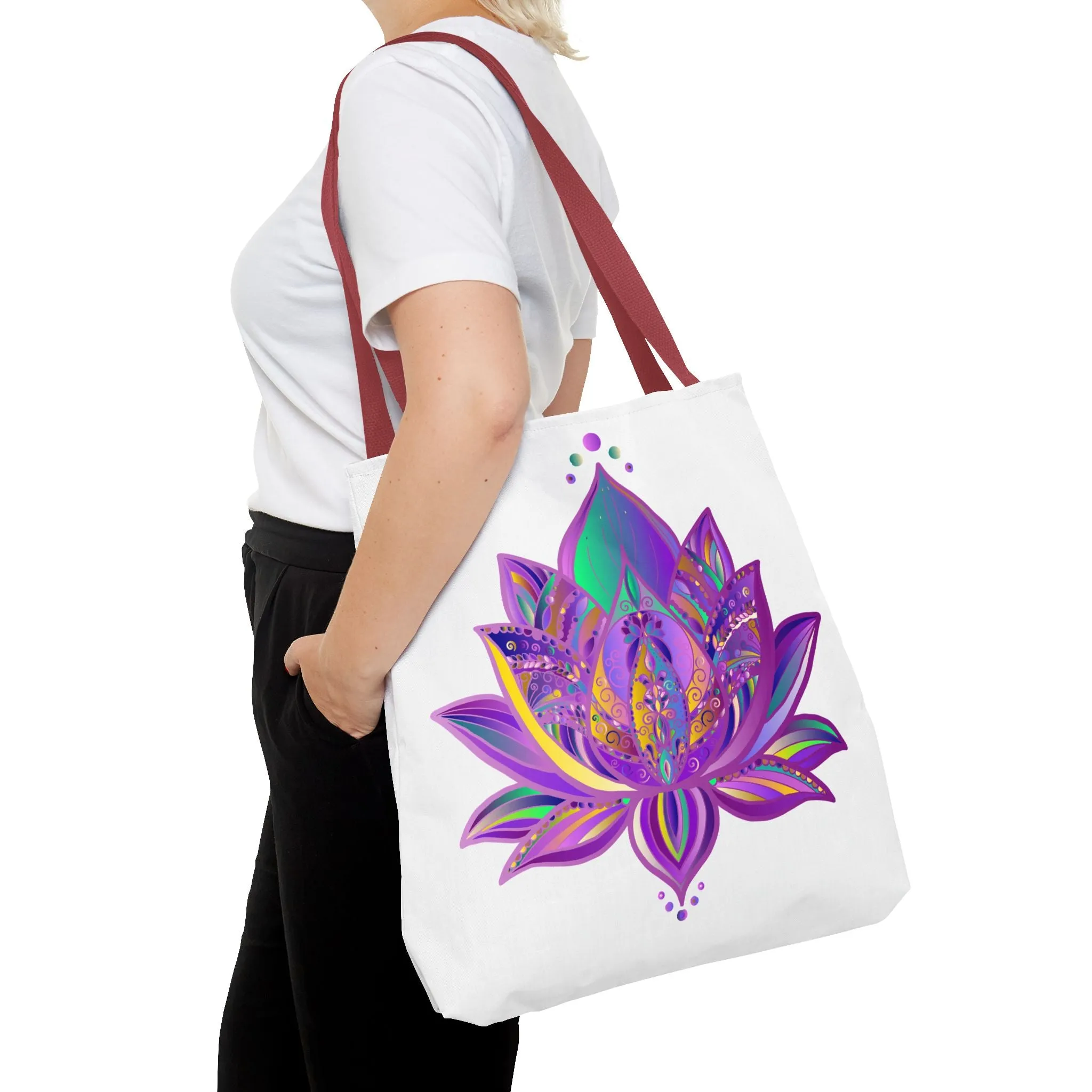 Mandala Lotus Tote Bag