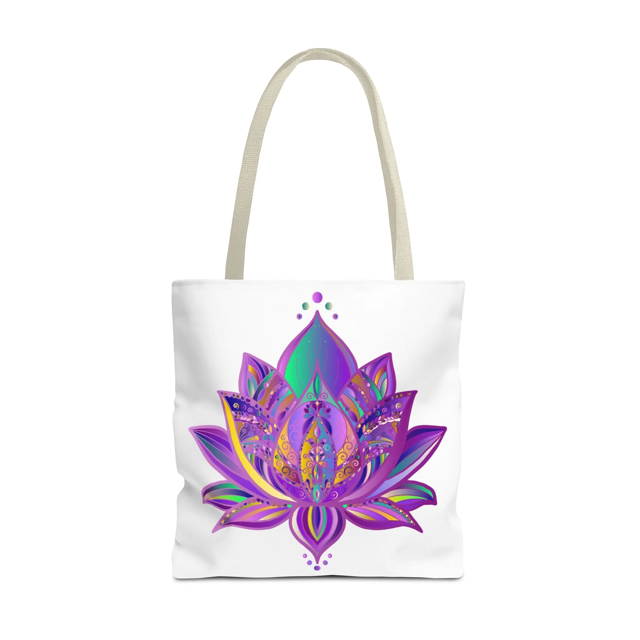 Mandala Lotus Tote Bag