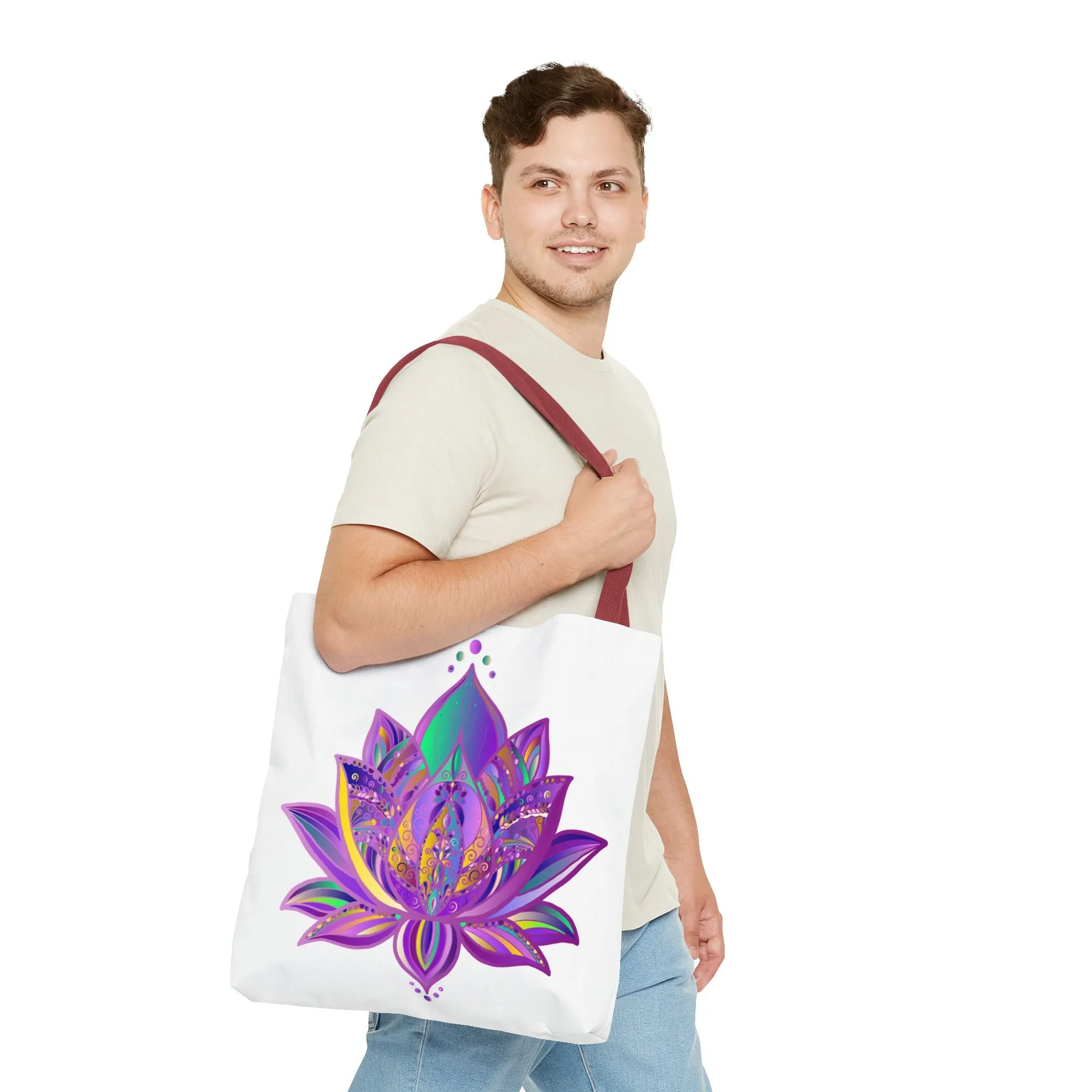 Mandala Lotus Tote Bag