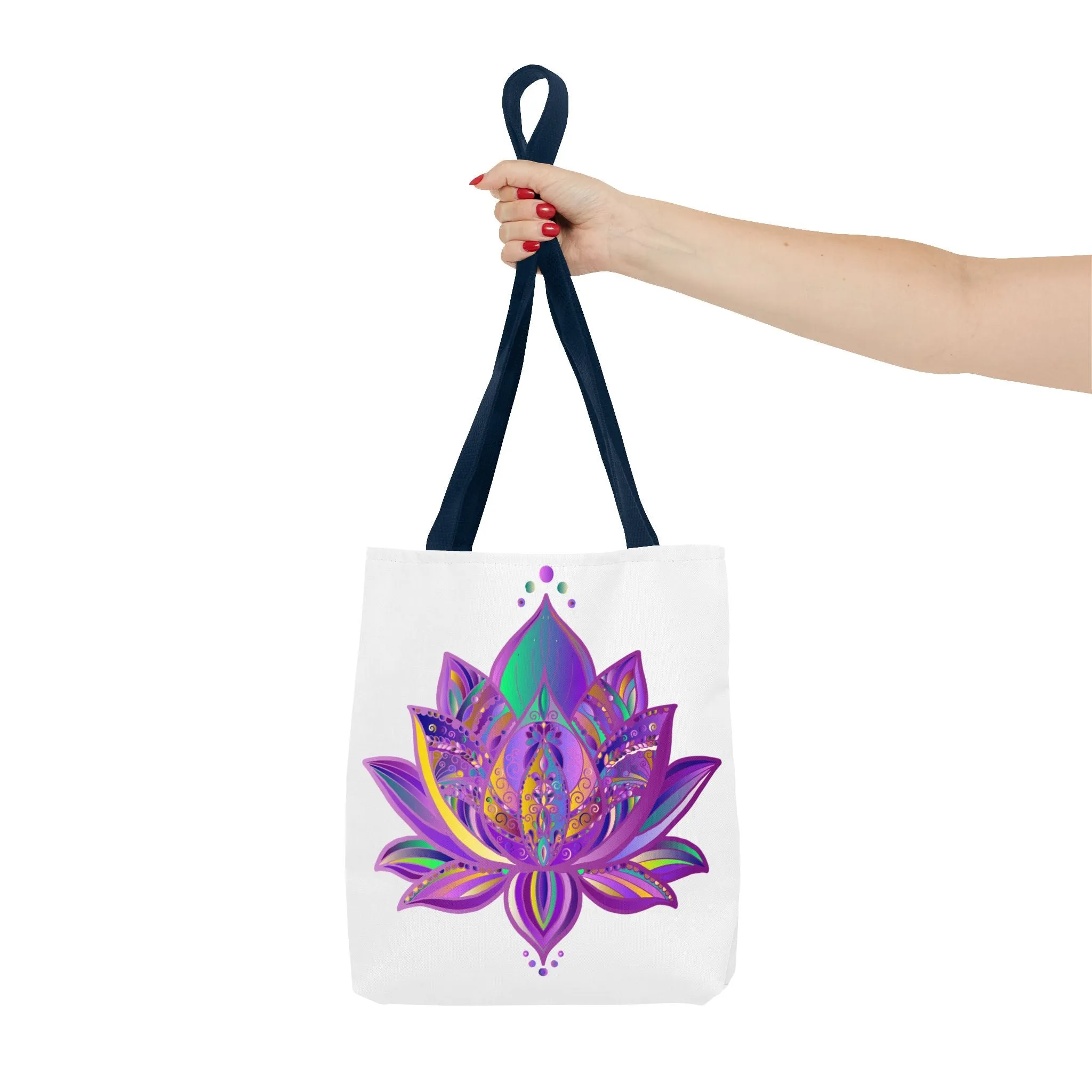 Mandala Lotus Tote Bag