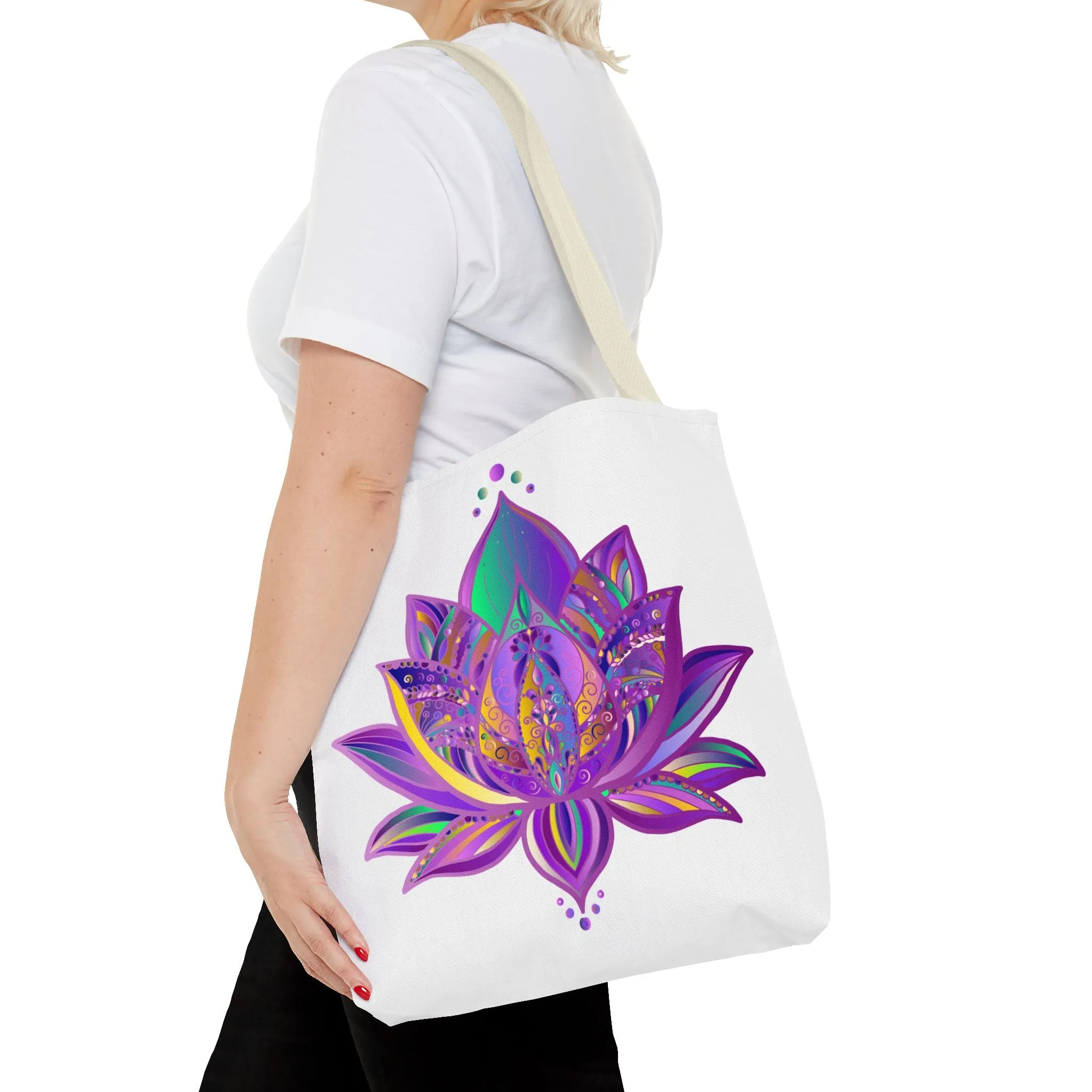 Mandala Lotus Tote Bag