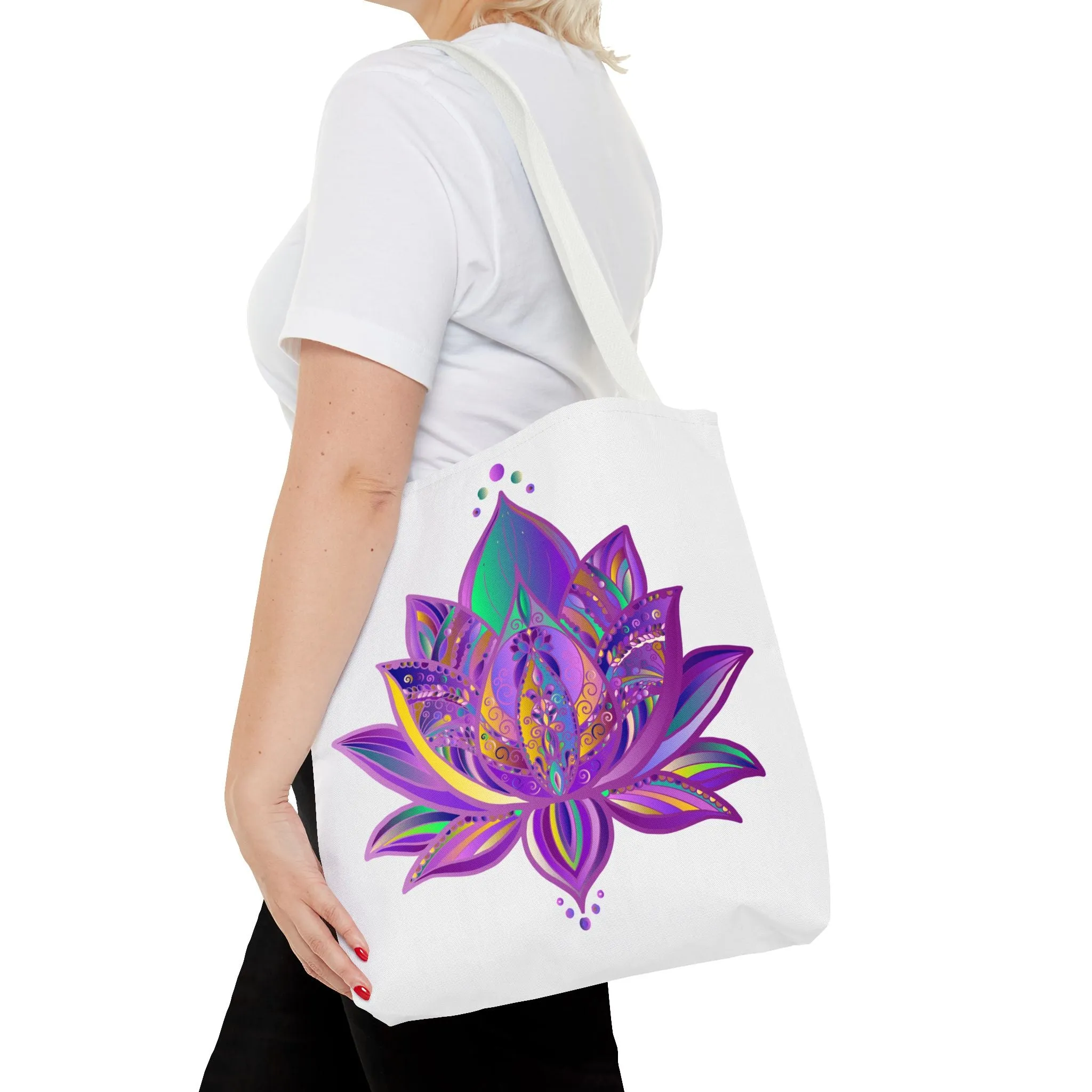 Mandala Lotus Tote Bag