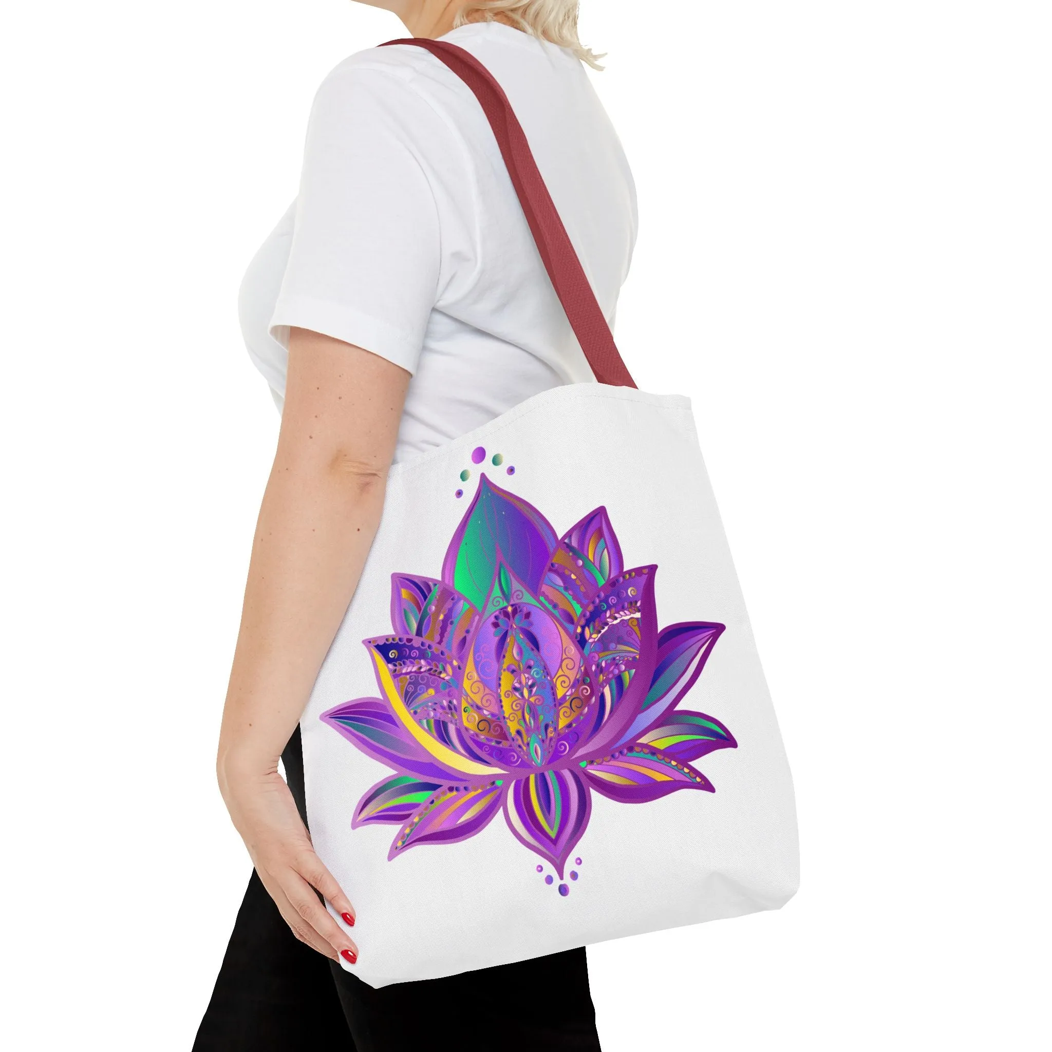 Mandala Lotus Tote Bag