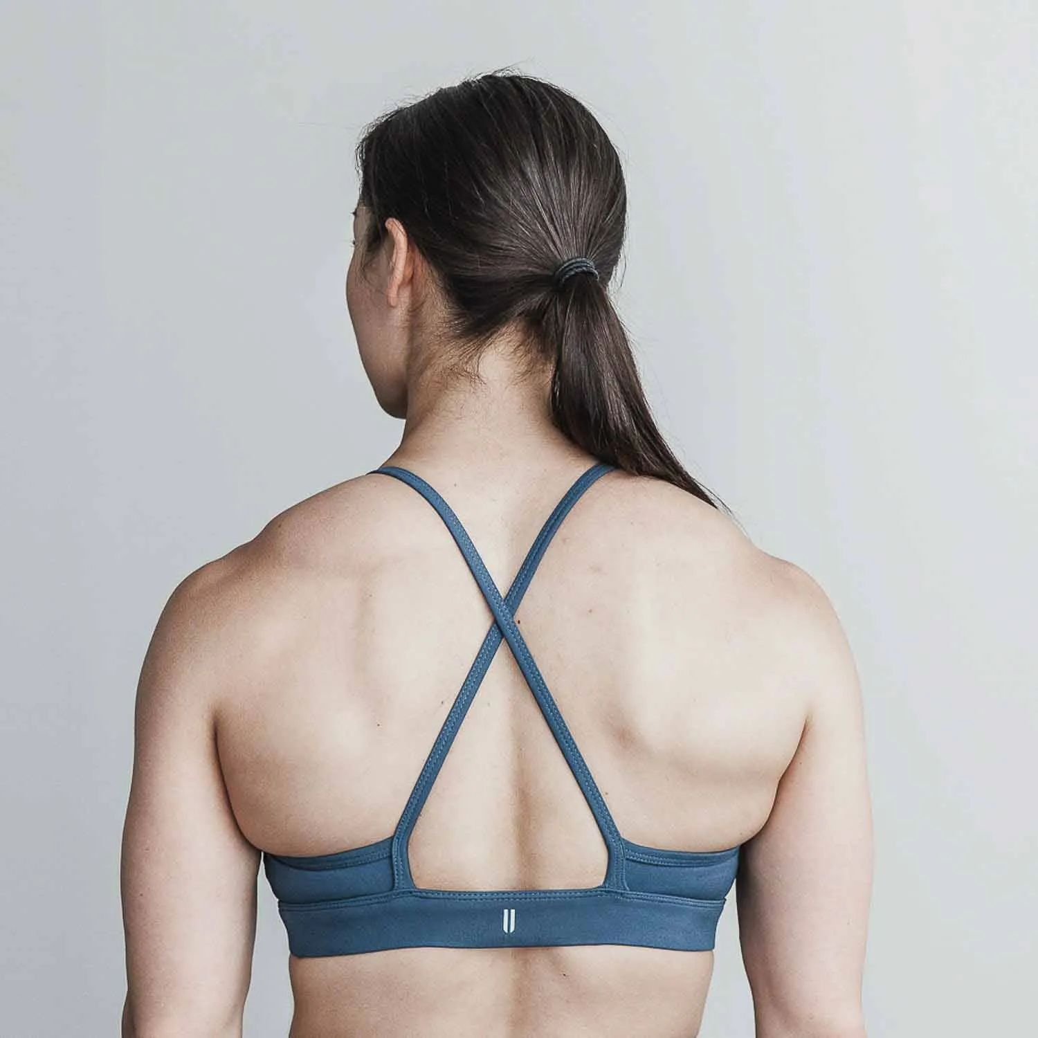 Matte High-Neck Sports Bra