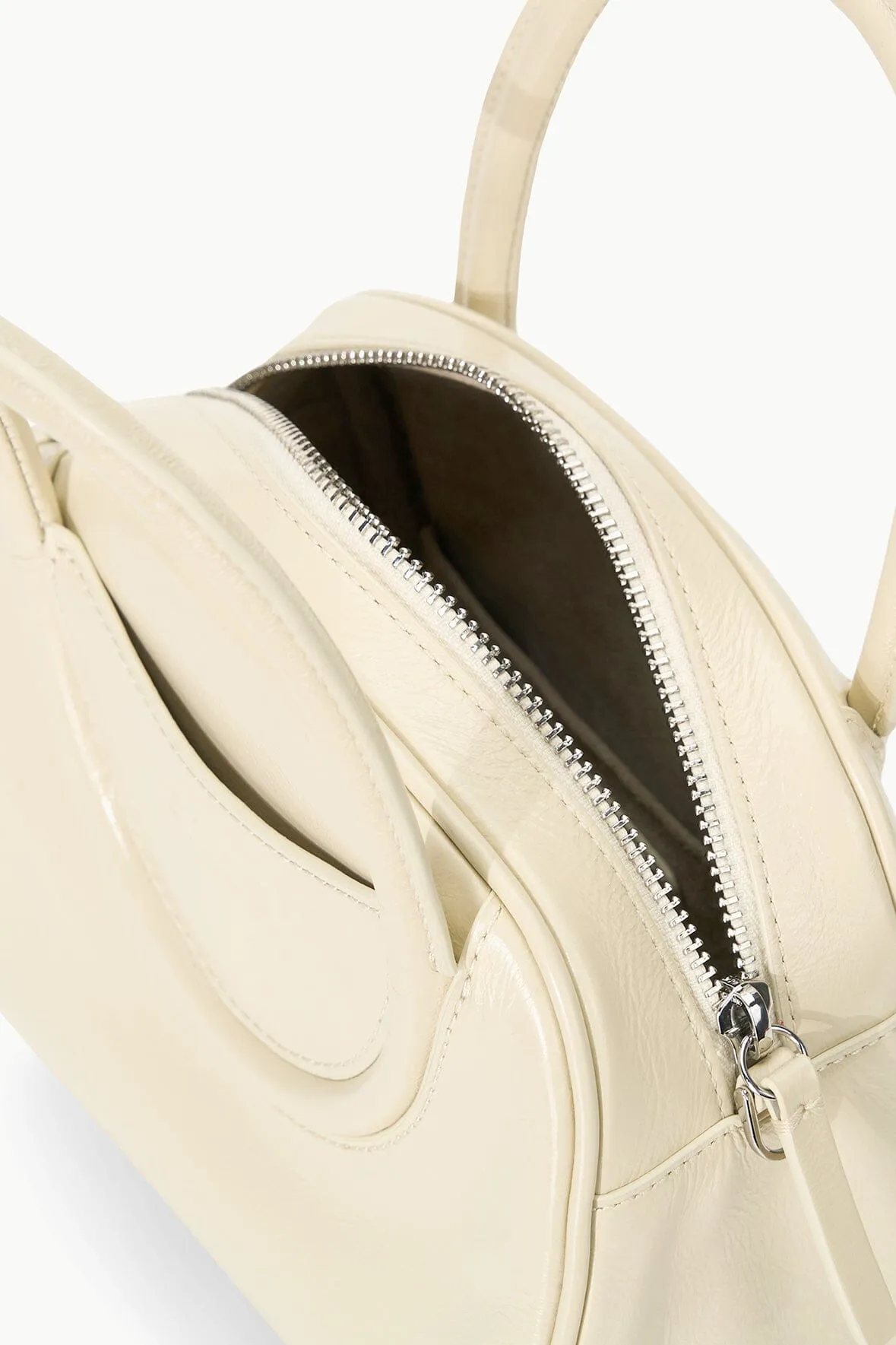 MAUDE MINI BOWLER BAG | CREAM