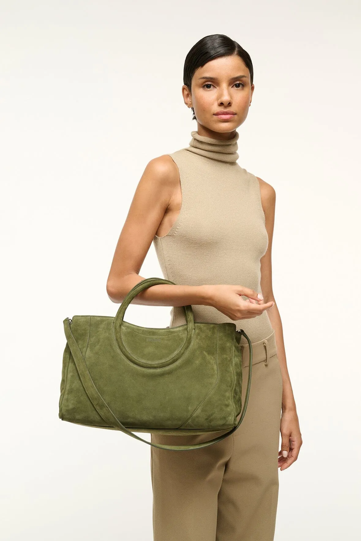 MAUDE SATCHEL | AVOCADO SUEDE