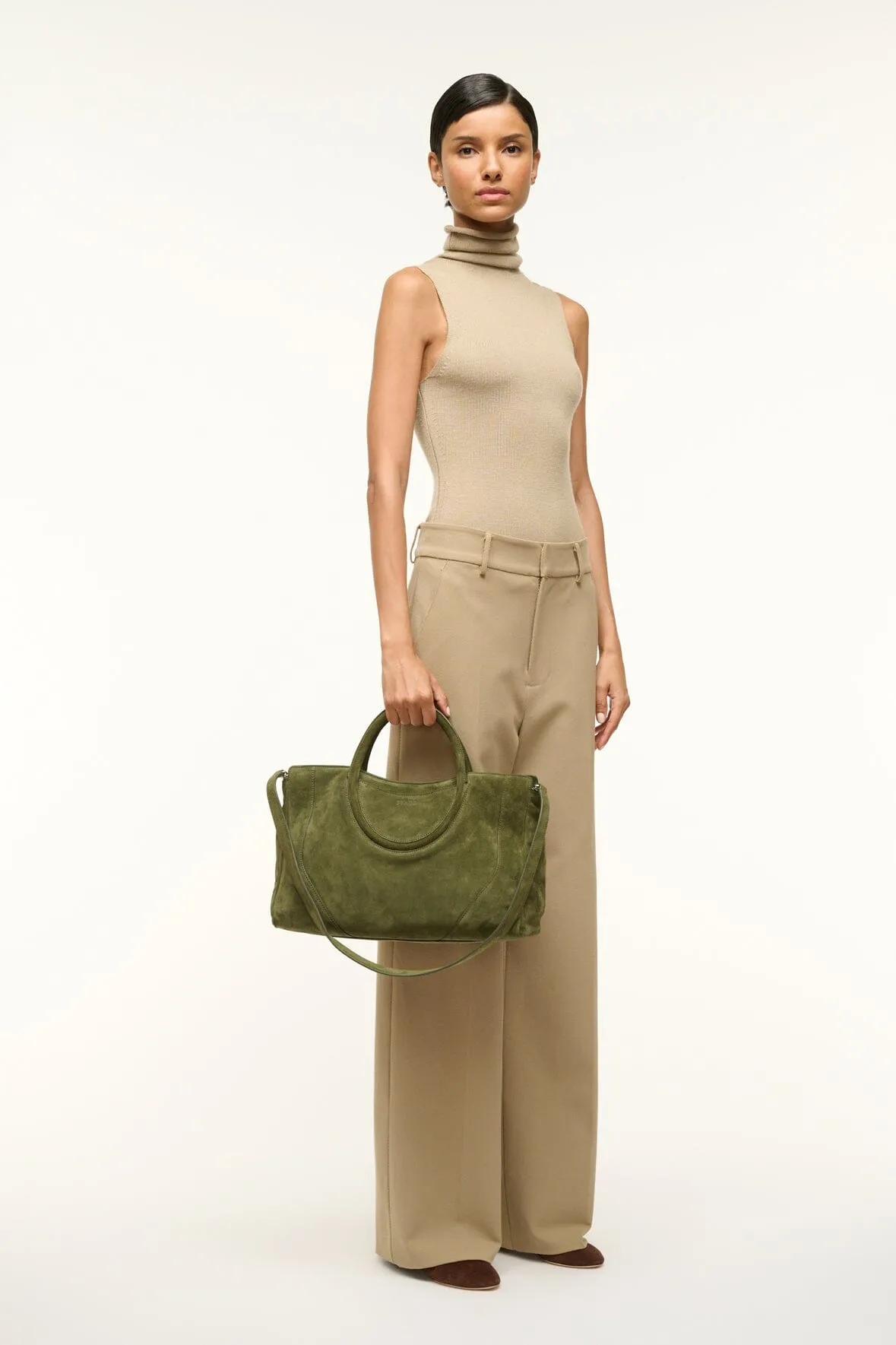 MAUDE SATCHEL | AVOCADO SUEDE