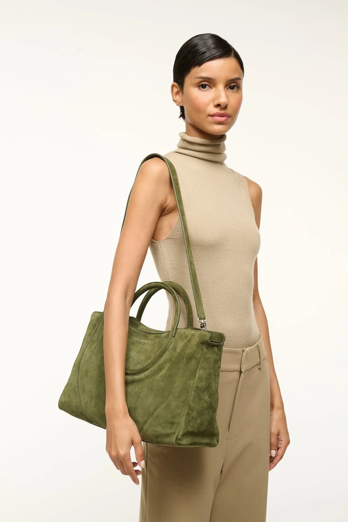 MAUDE SATCHEL | AVOCADO SUEDE