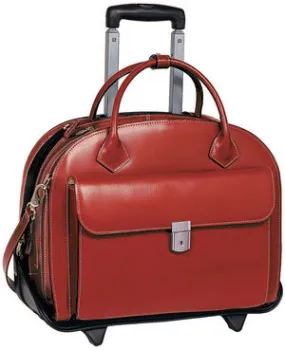 McKlein 9436 W-Series Glen Ellyn Women's Wheeled Briefcase