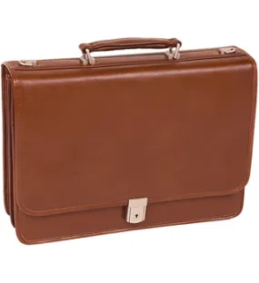 McKlein C Series Lexington Flapover Double Compartment Briefcase 83544/83545