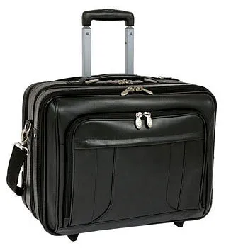 McKlein R Series Lasalle Wheeled 17 Laptop Overnight with Removable Briefcase 83405