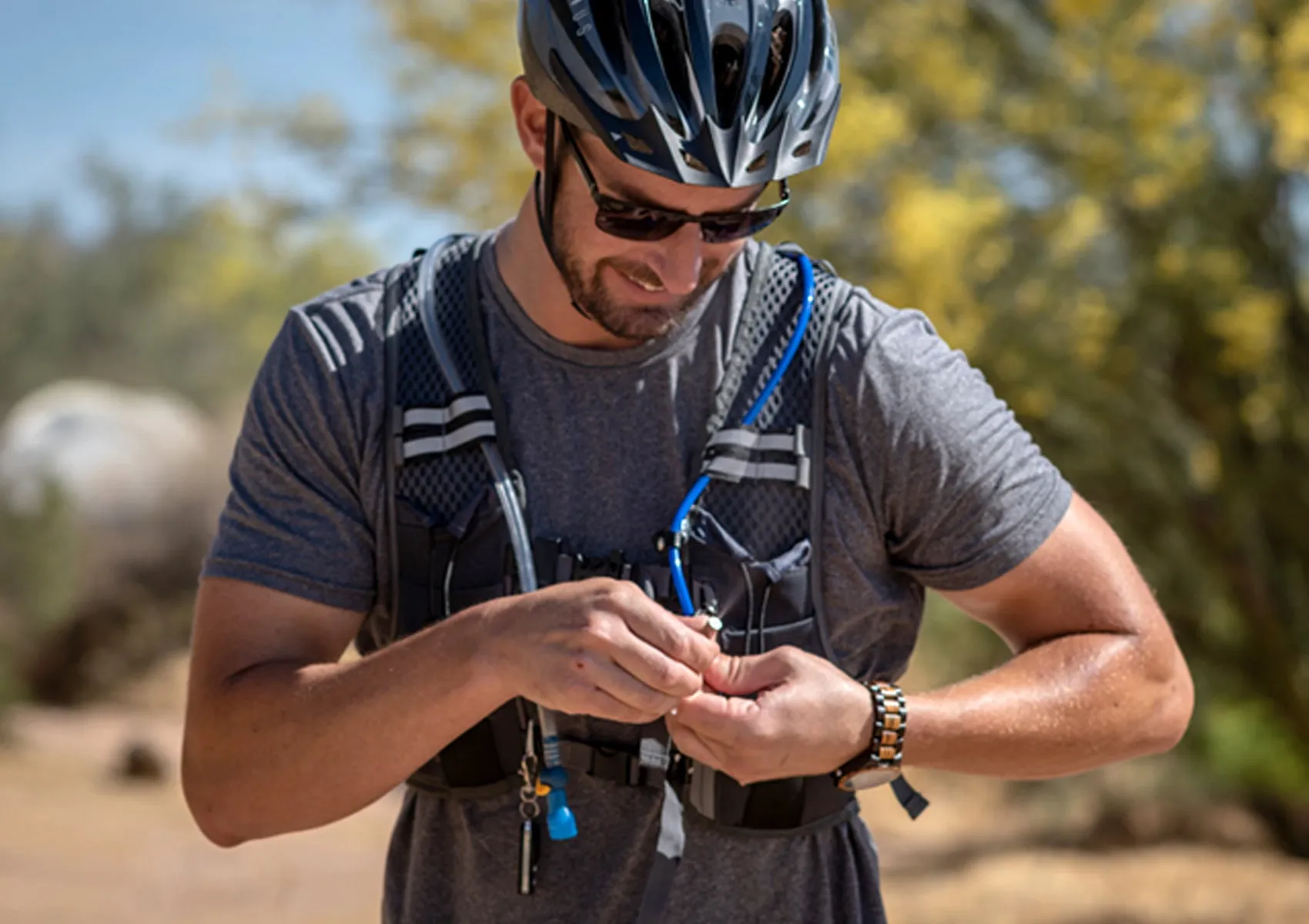 Misting & Drinking Hydration Backpack