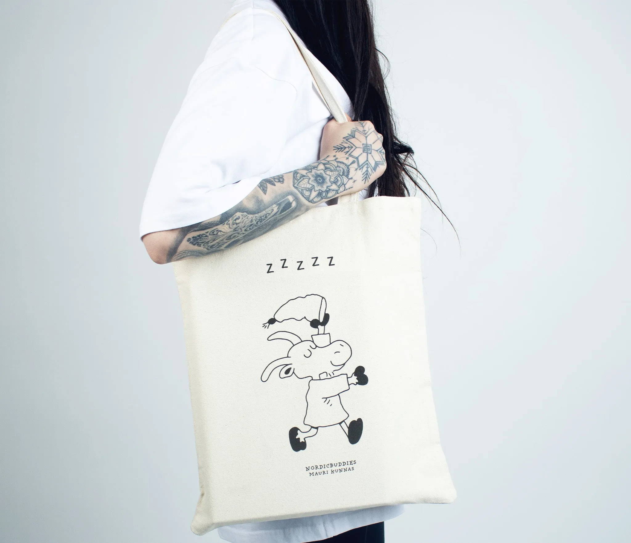 Mr. Clutterbuck Tote Bag - Off White