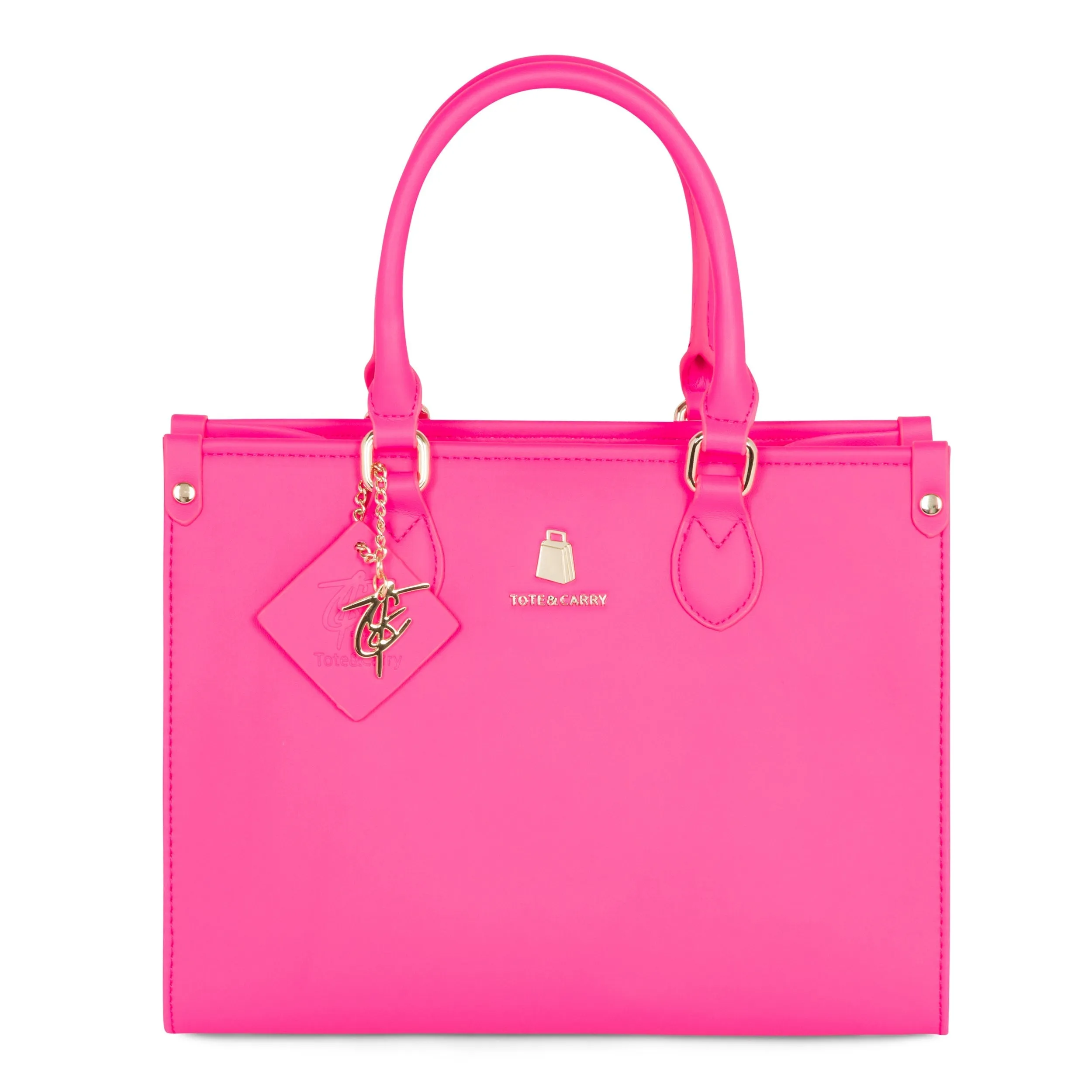 Neon Pink Mini Tote Bag