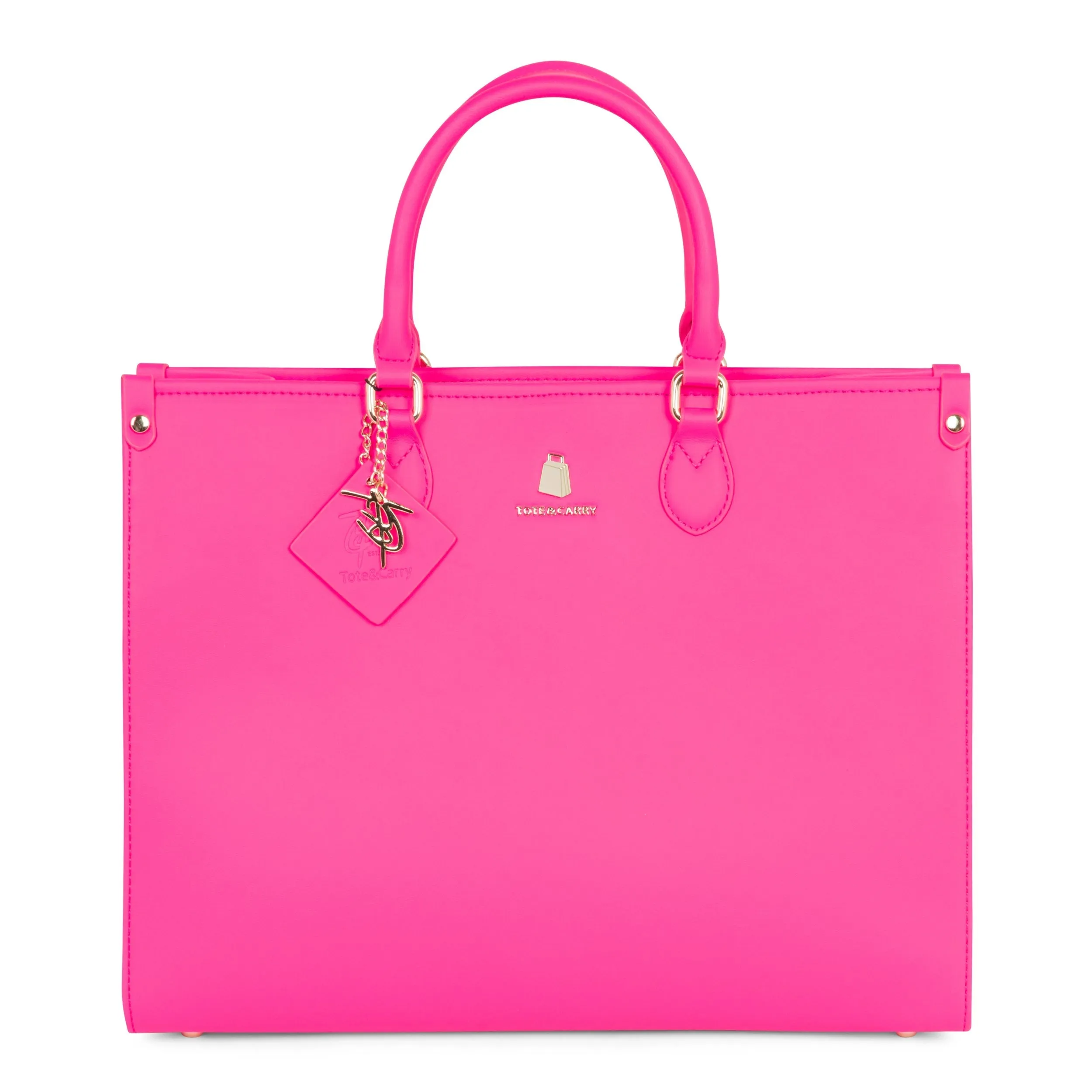 Neon Pink Mini Tote Bag