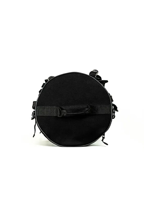 Neoprene in Black Rebel Round Duffle Backpack