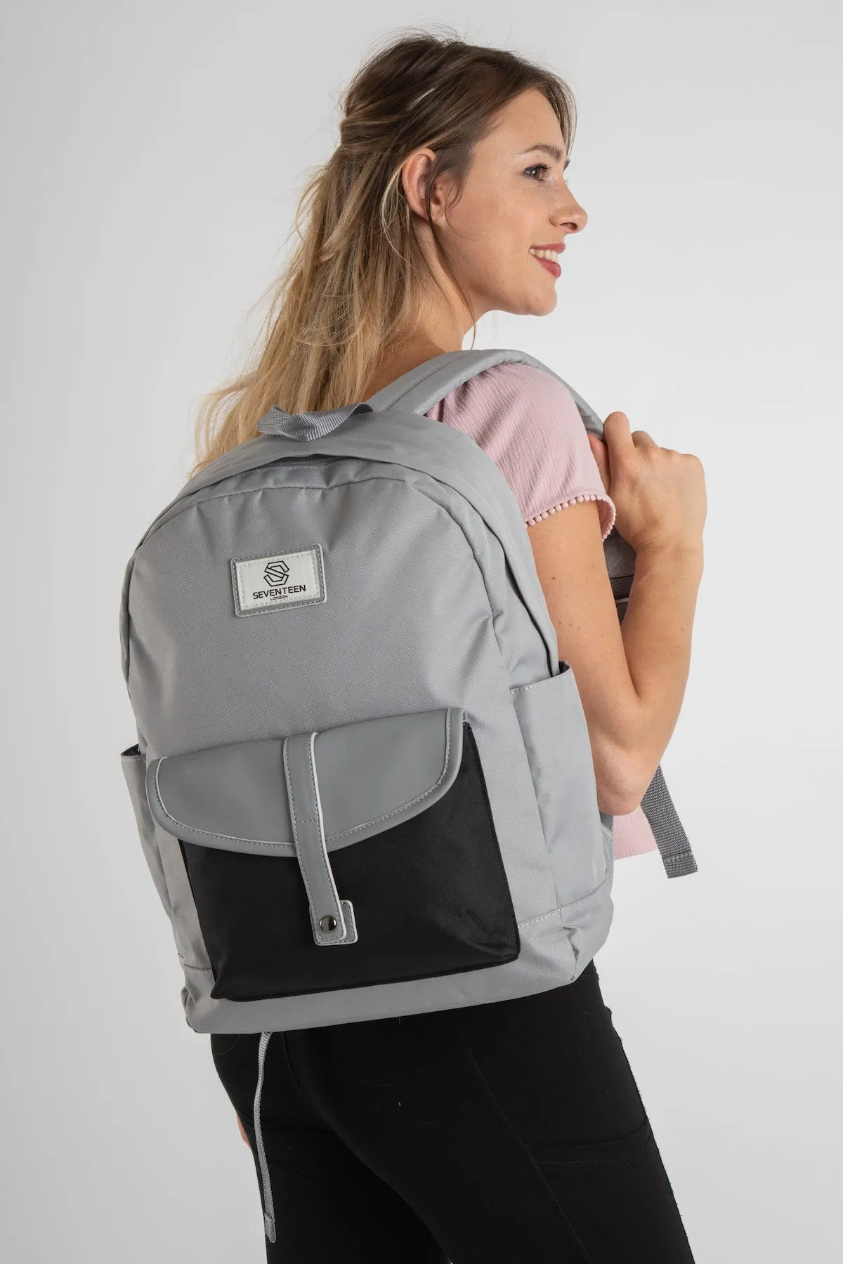 Notting Hill Backpack - Grey & Black