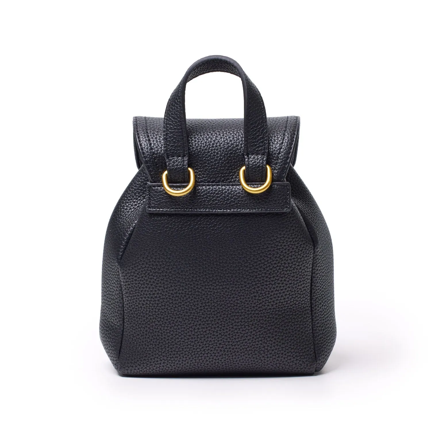 PEBBLE MINI BACKPACK BLACK