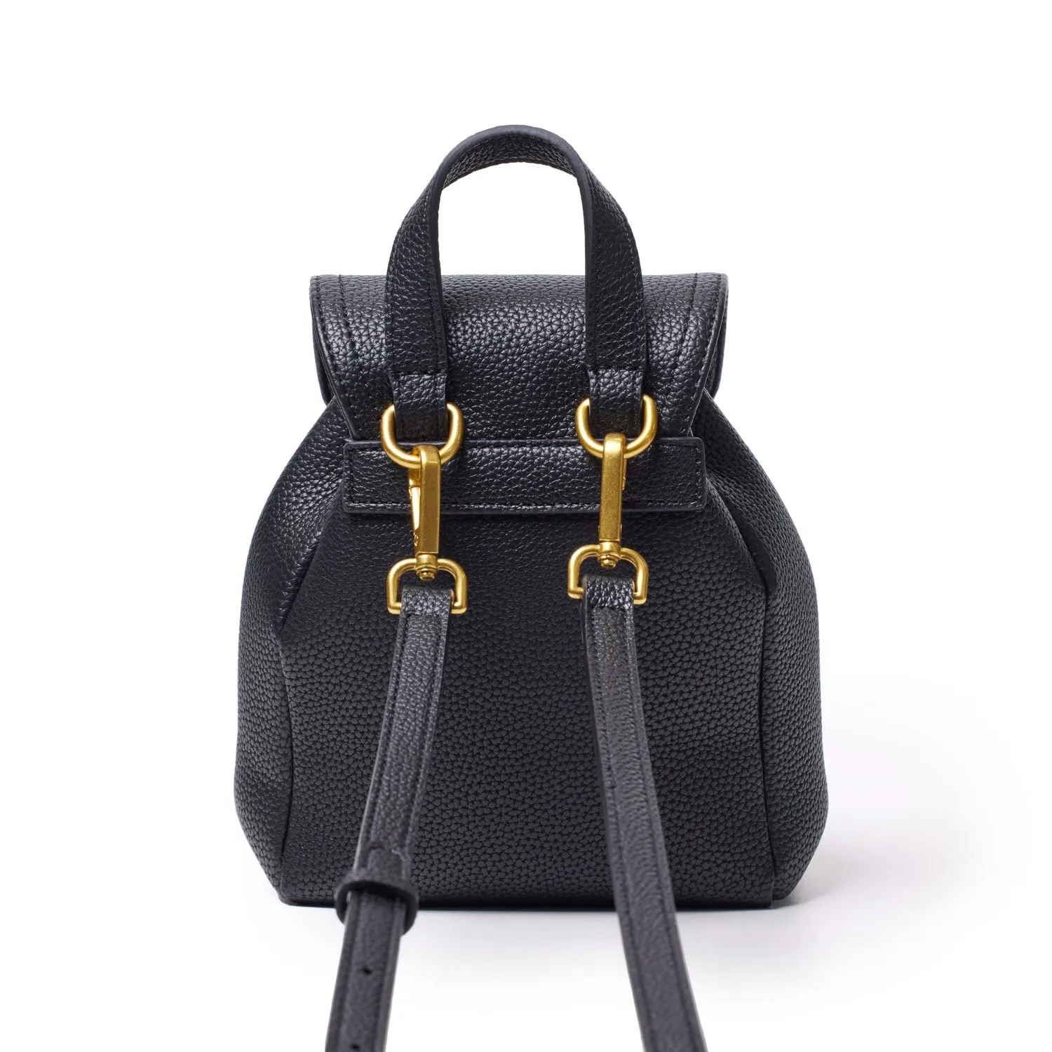 PEBBLE MINI BACKPACK BLACK