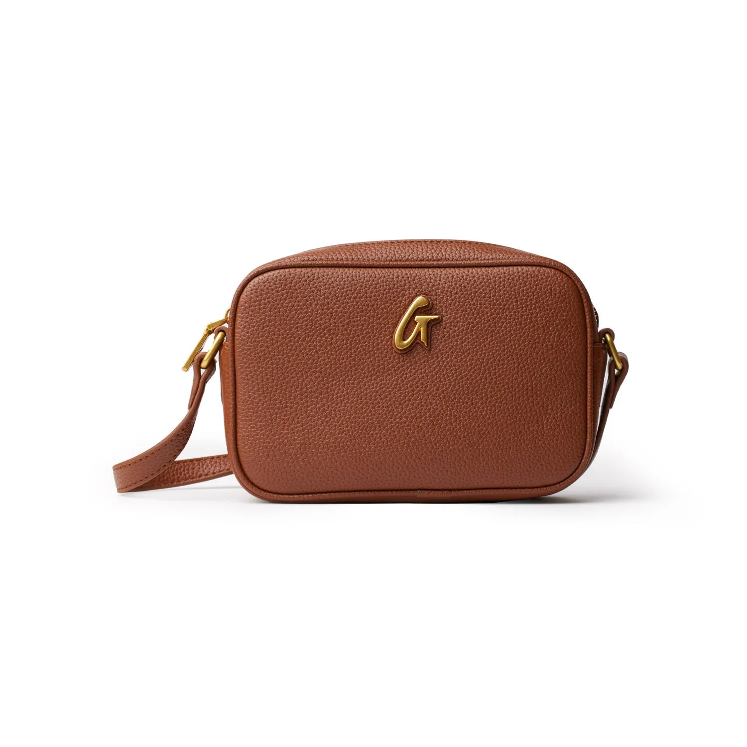 PEBBLE MINI CAMERA BAG BROWN