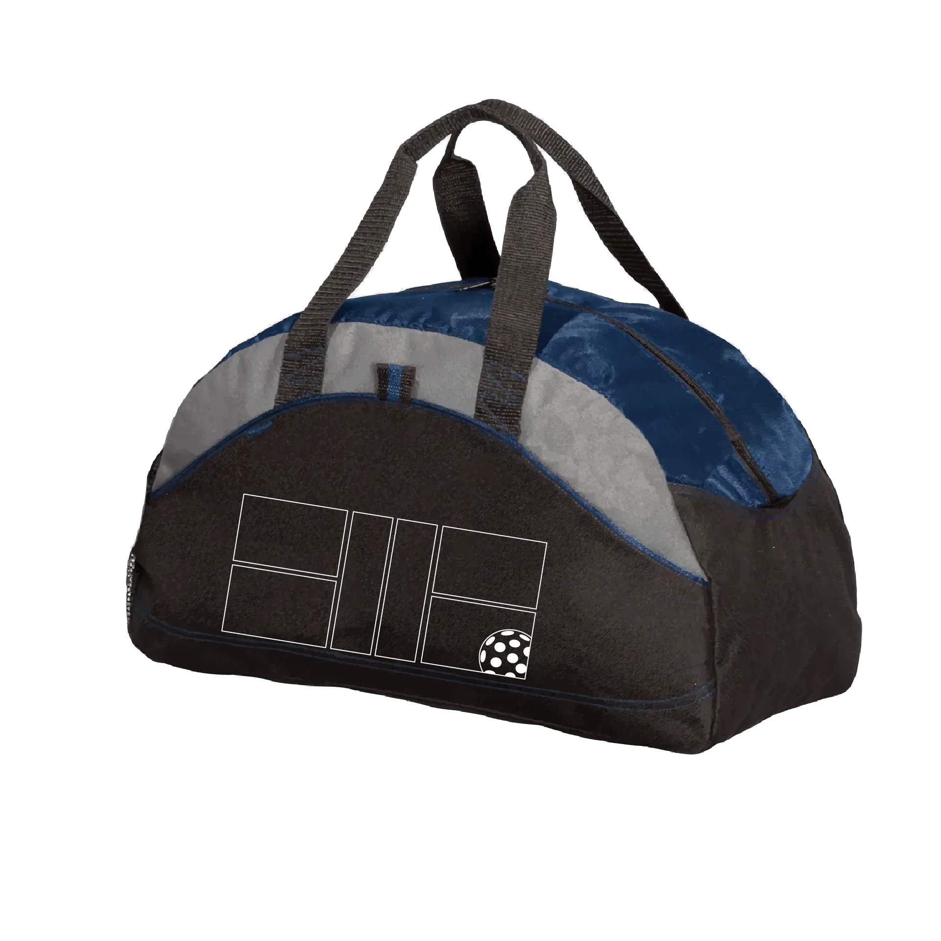 Pickleball Court with Pickleball | Pickleball Sports Duffel | Medium Size Court Bag