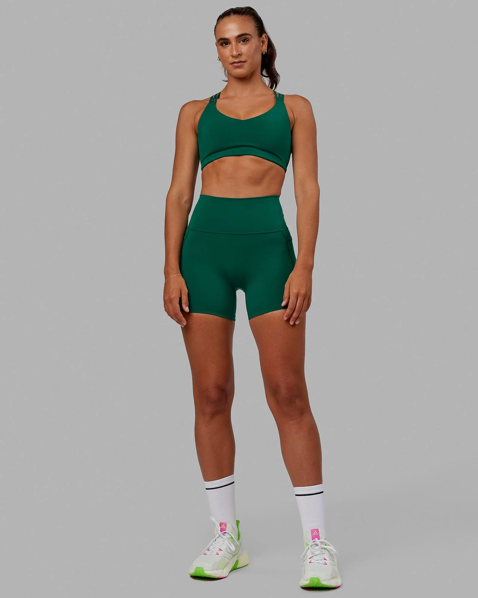 Push The Limit Sports Bra - Malachite