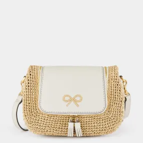 Raffia Vere Small Soft Satchel Cross-body