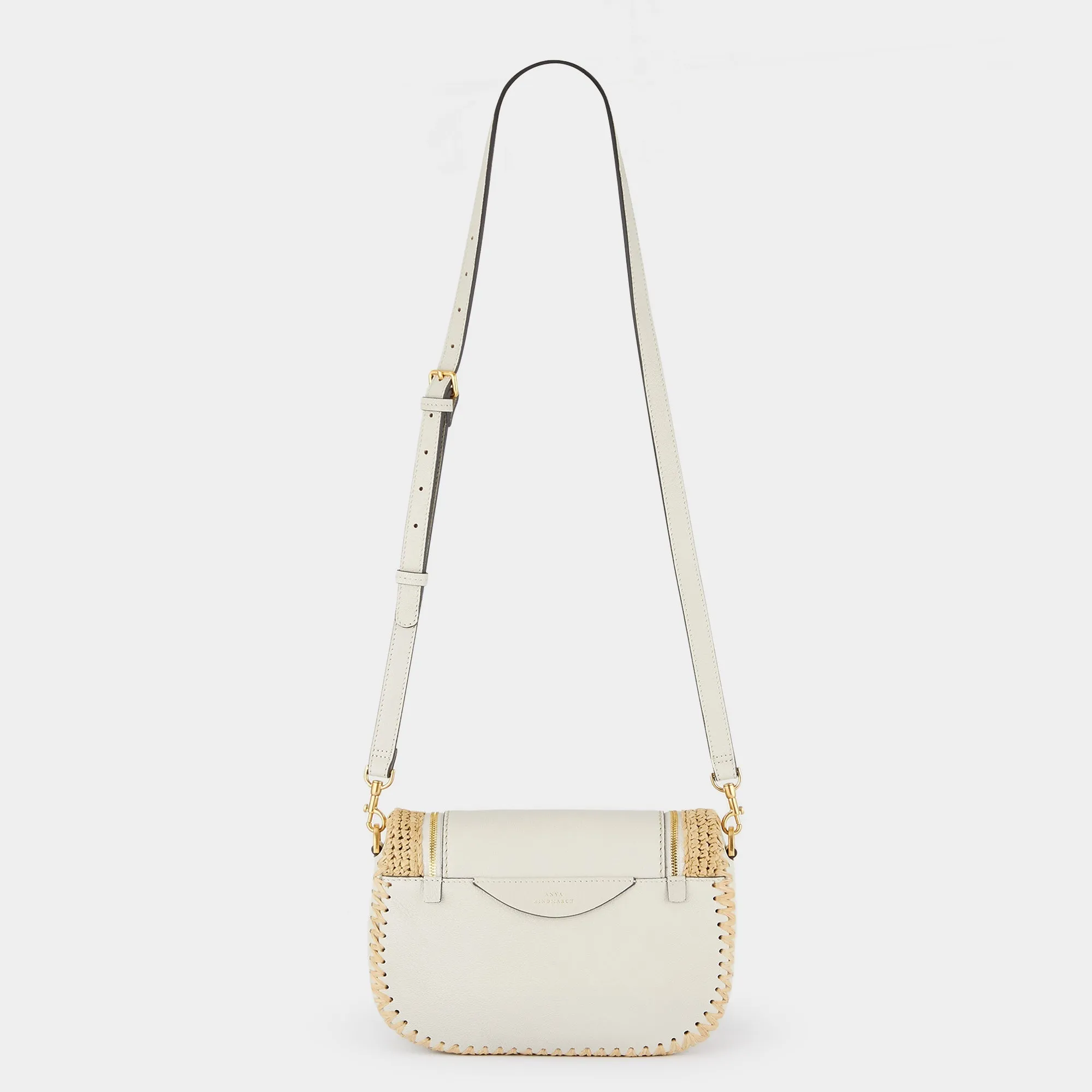 Raffia Vere Small Soft Satchel Cross-body