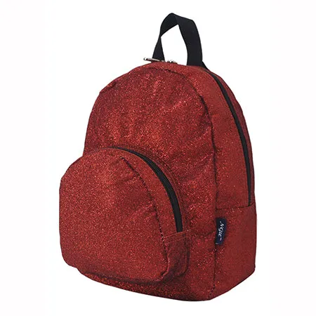 Red Glitter NGIL Mini Backpack