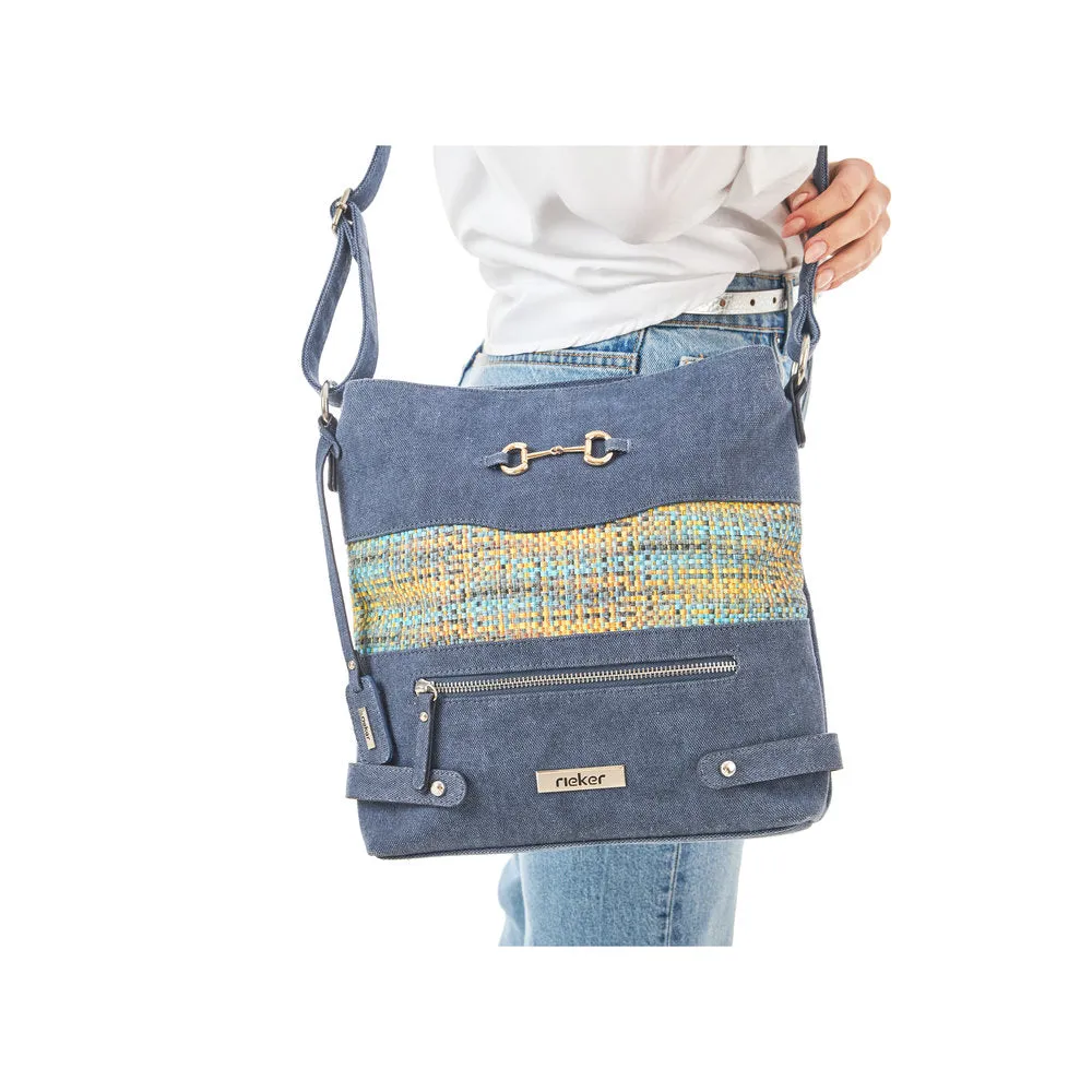 Rieker Handbag Blue Denim Shoulder Cross Over H1517-14 sale