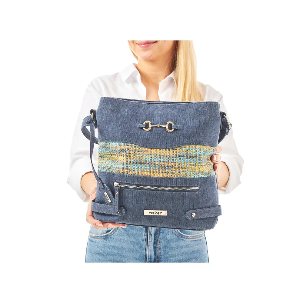 Rieker Handbag Blue Denim Shoulder Cross Over H1517-14 sale