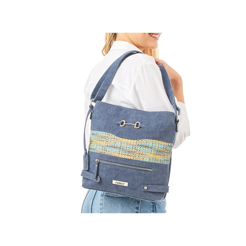 Rieker Handbag Blue Denim Shoulder Cross Over H1517-14 sale