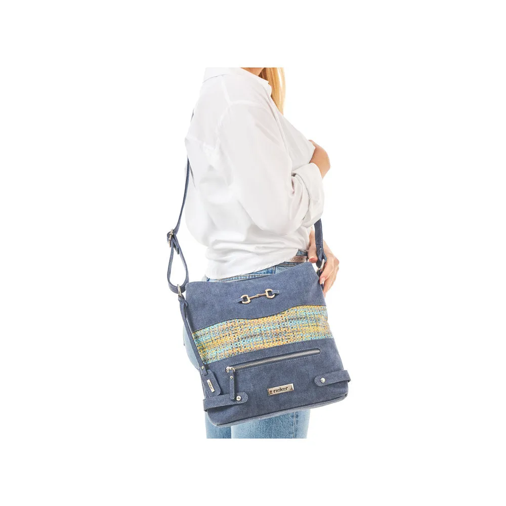 Rieker Handbag Blue Denim Shoulder Cross Over H1517-14 sale