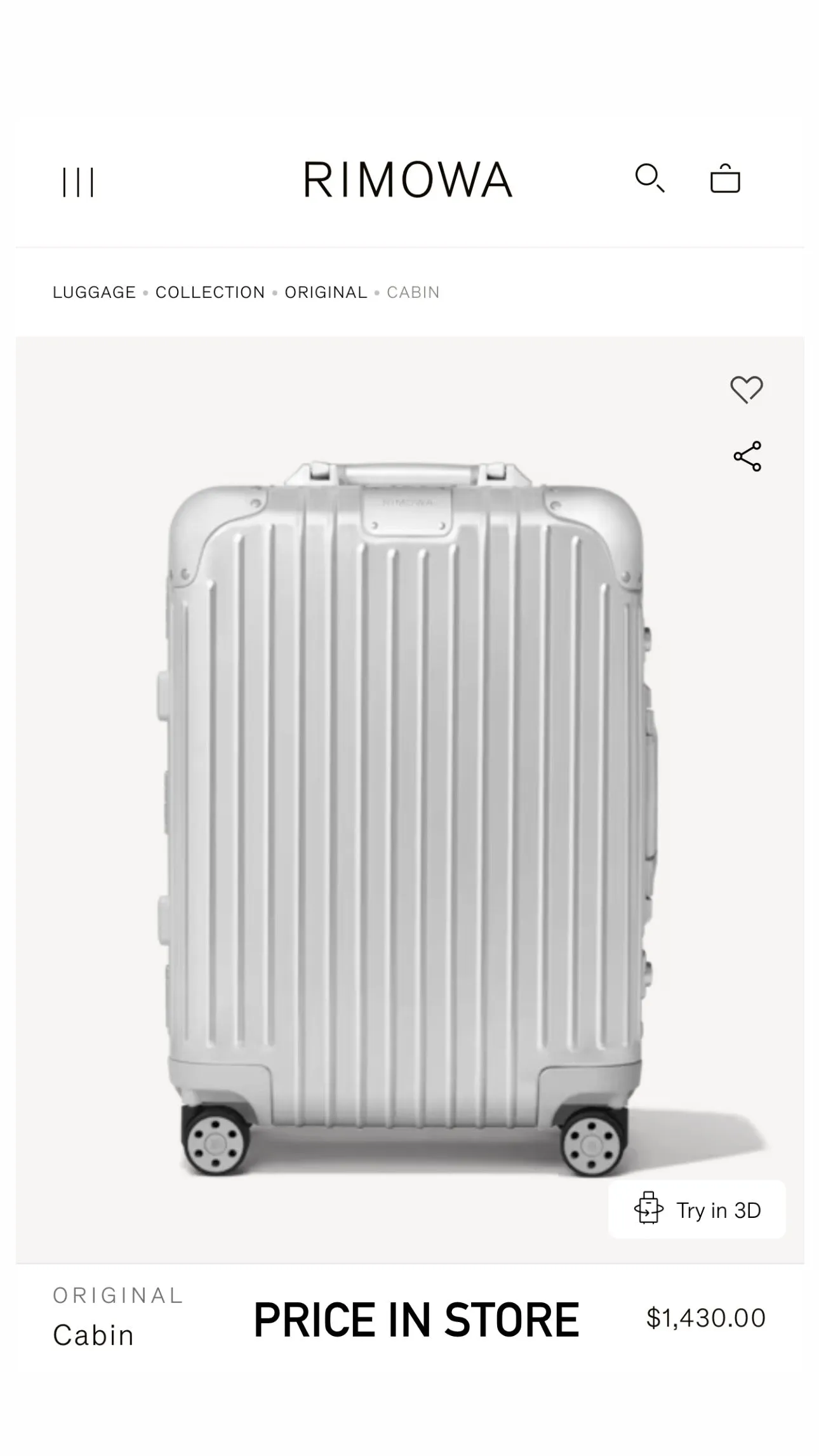 RIMOWA Suitcase