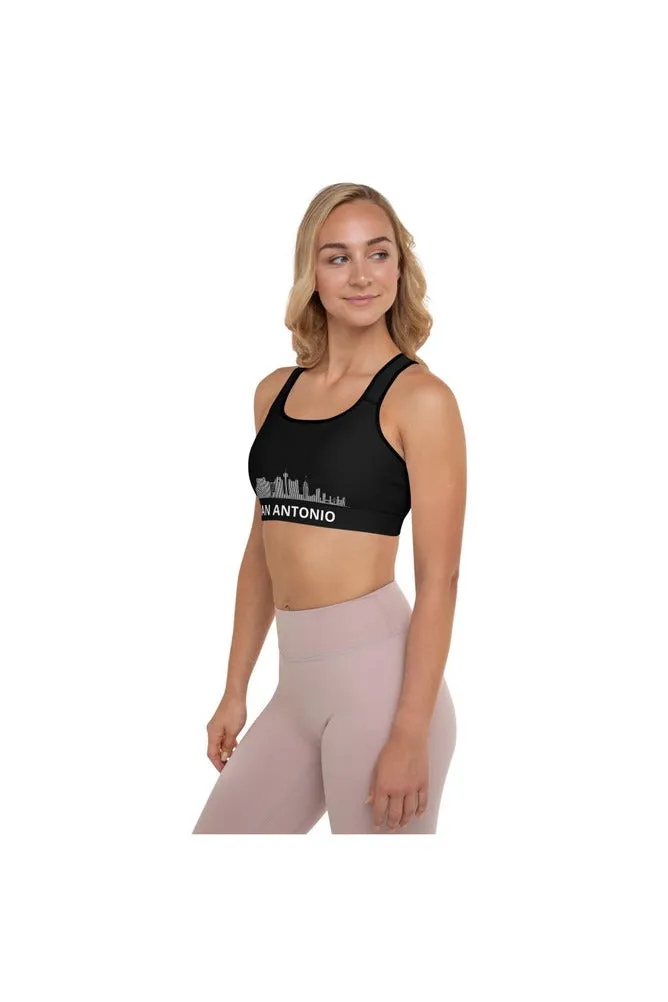 San Antonio Skyline Padded Sports Bra