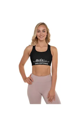 San Antonio Skyline Padded Sports Bra