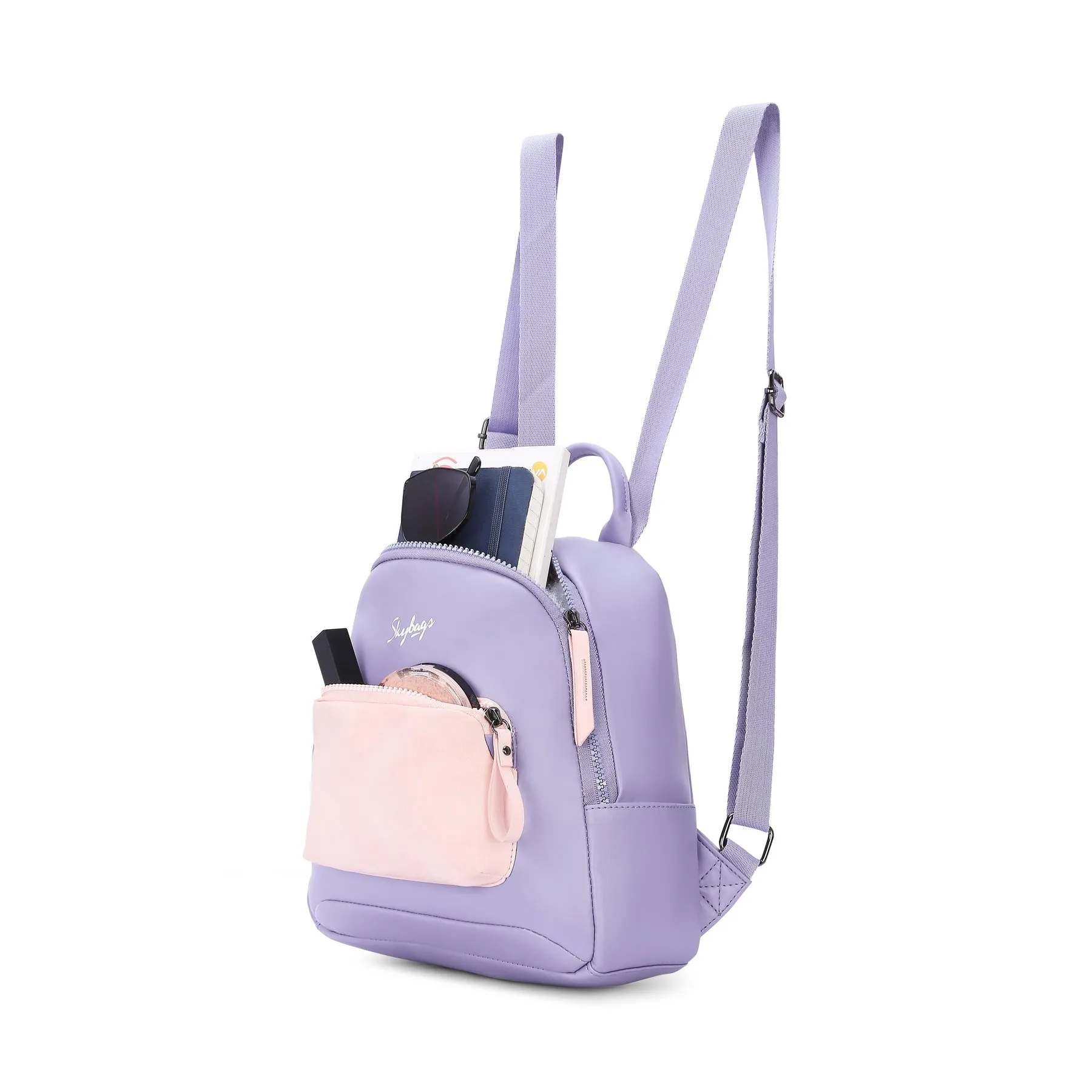 Skybags Aura Mini Backpack (Lilac)