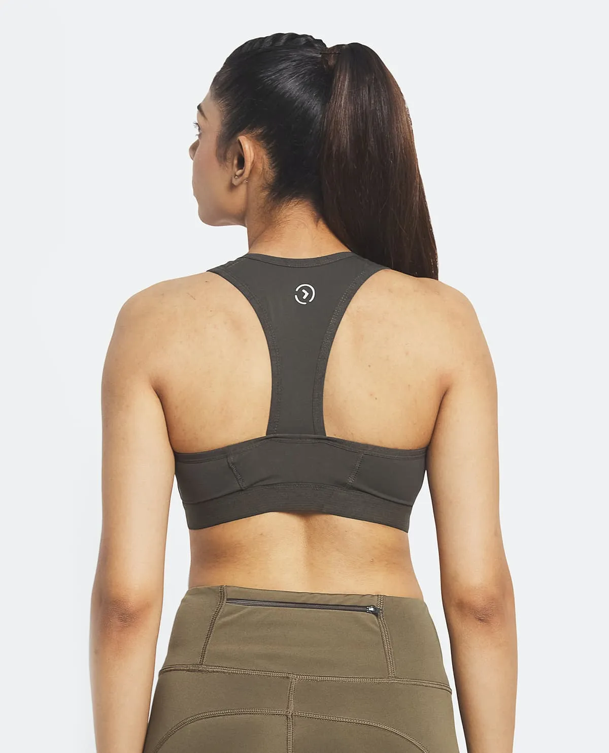 Steel Mid Support Sports Bra