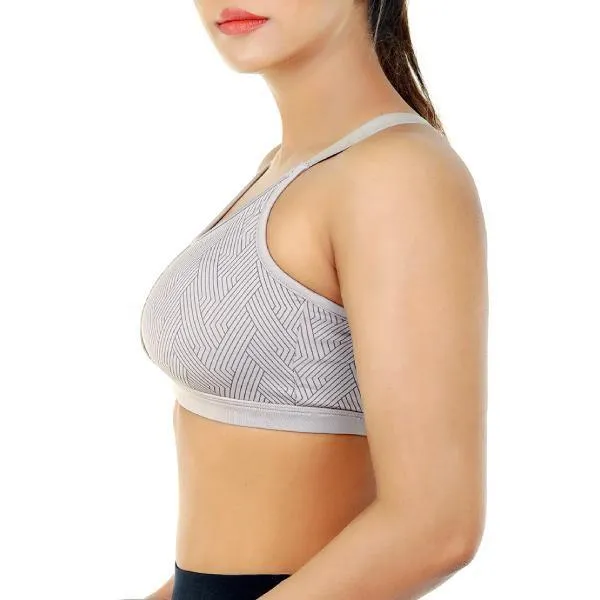 Strappy Back Medium Impact Sports Bra